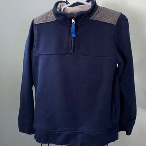 Boys Lands’ End quarter zip pullover